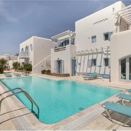 Nyaraló Blue Heart Mykonos Up To 10 People Best Location *